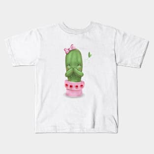 Cute cactus Kids T-Shirt